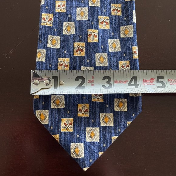 ROBERT TALBOTT Best of Class for Nordstrom - Silk Necktie Designer Geometric Tie - Picture 6 of 6